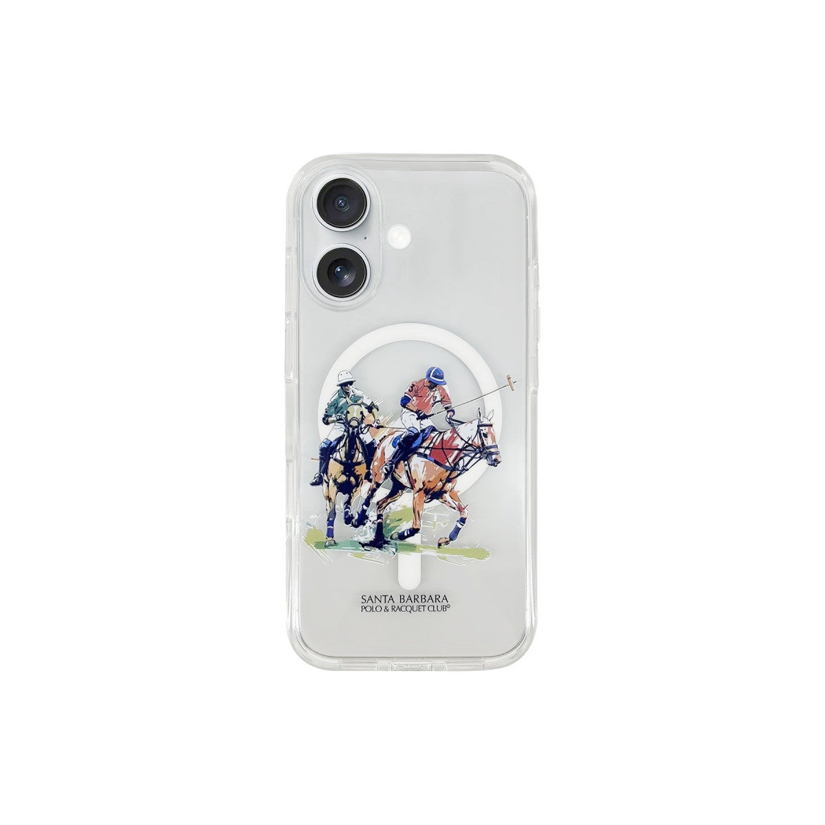 Santa Barbara Polo Racquet Club Apple iPhone 16 Willie Şeffaf Magsafe Kapak